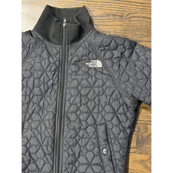 The North Face Fall Jacket Women XS Extra Small Black Puffer Bomber Coat - Picture 1 of 11